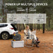 Pecron E2400LFP portable power station - in use