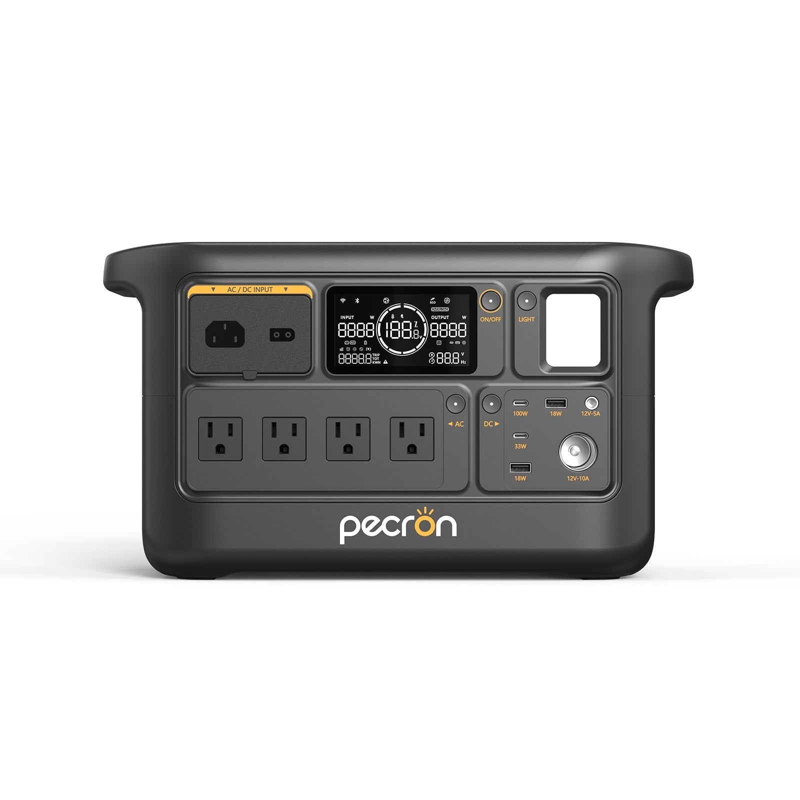 Pecron F1000LFP portable power station - rear