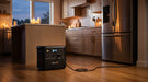 Pecron F3000LFP portable power station providing home backup power during an outage