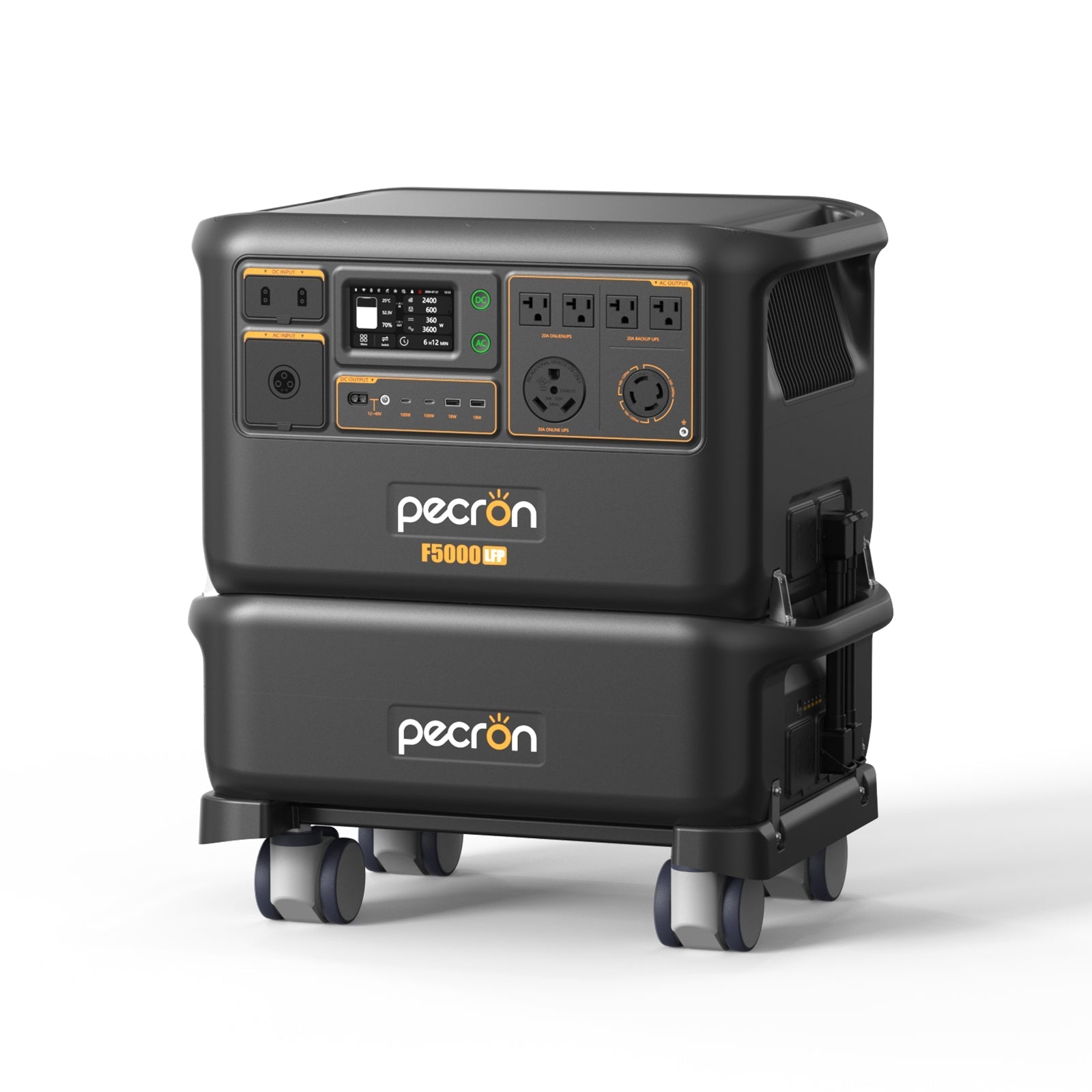 Pecron FP5000-48V expansion battery - side