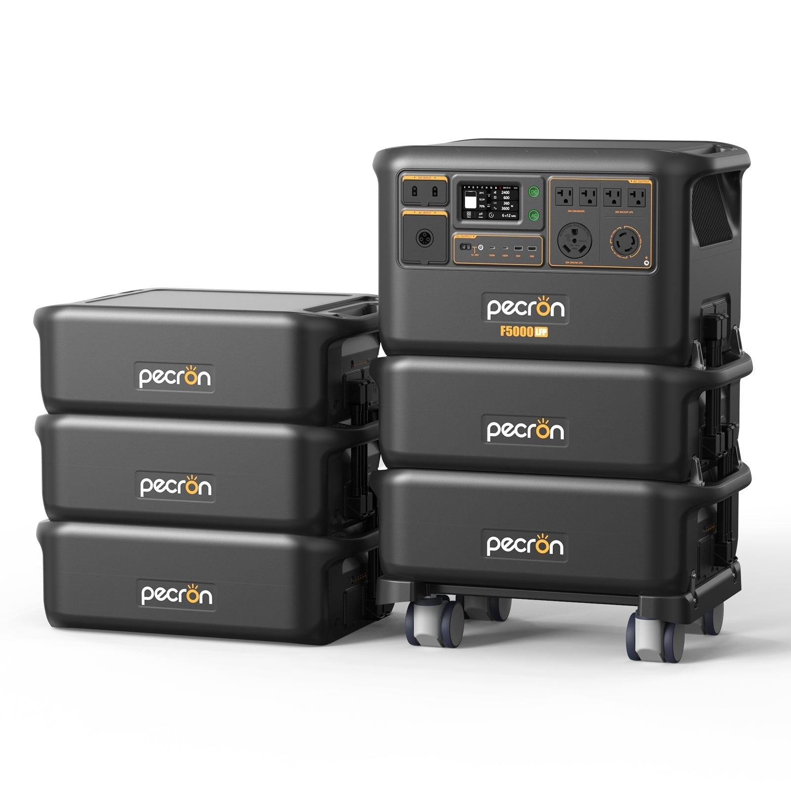 Pecron FP5000-48V expansion battery - top