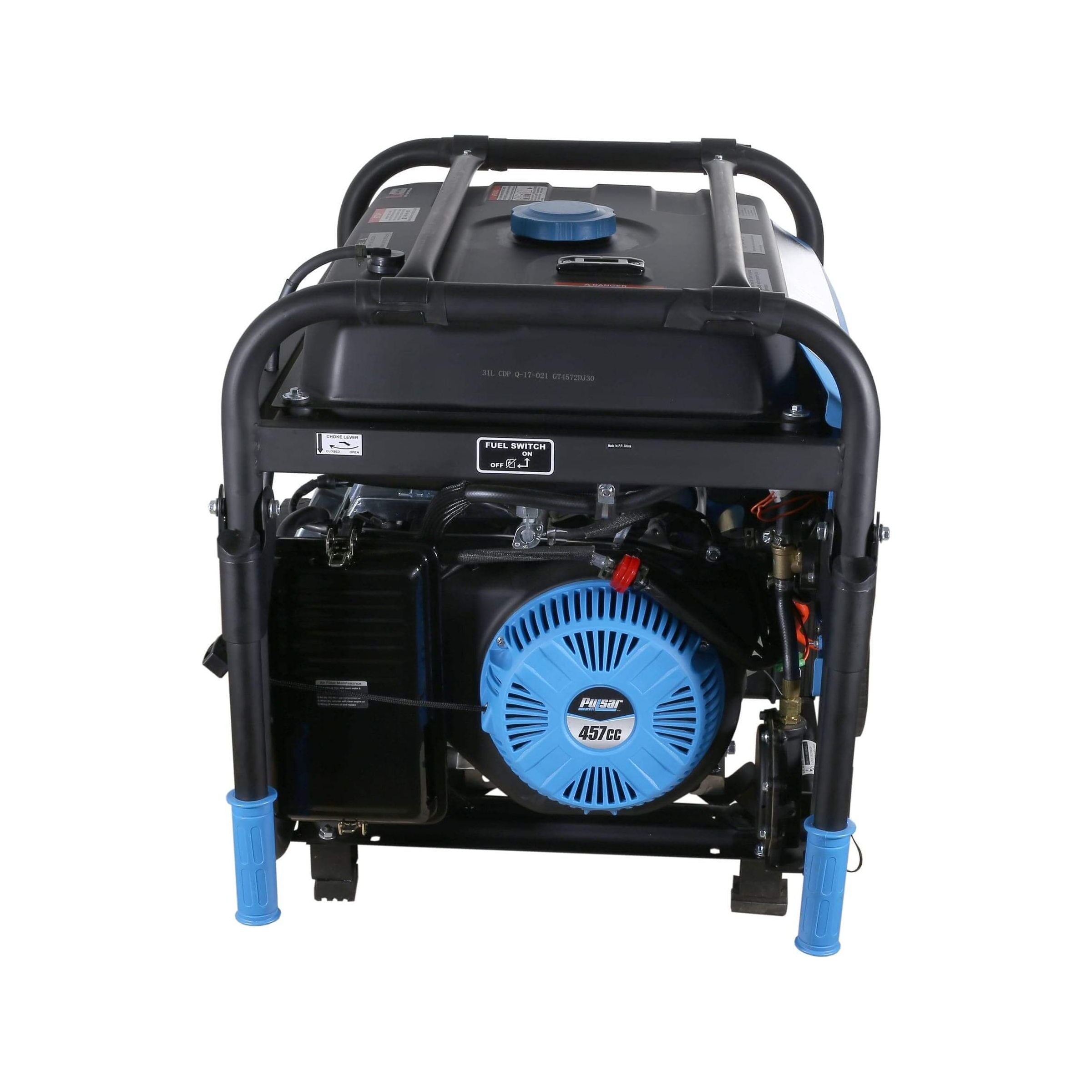 Pulsar Dual-Fuel Generator Pulsar PG12000B 12,000W Dual Fuel Portable Generator with Electric Start and Switch & Go Technology, CARB Approved