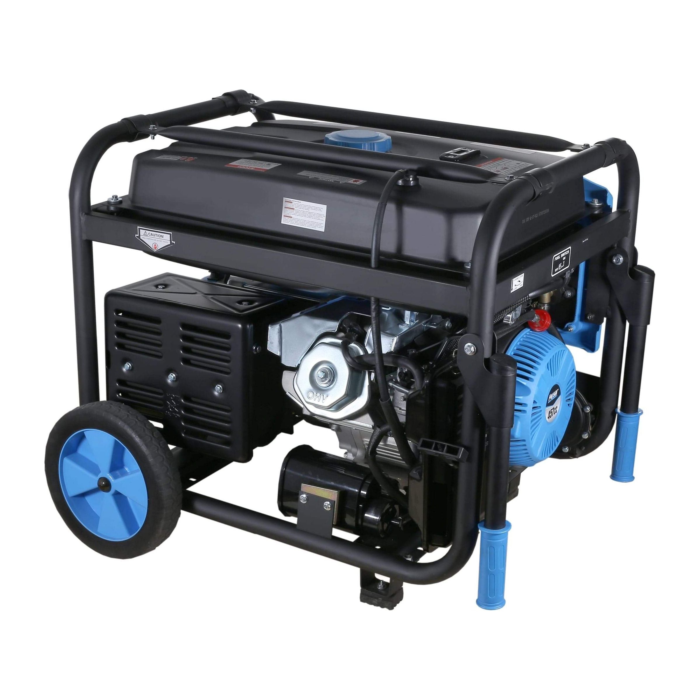 Pulsar Dual-Fuel Generator Pulsar PG12000B 12,000W Dual Fuel Portable Generator with Electric Start and Switch & Go Technology, CARB Approved