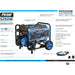 Pulsar generators Pulsar PG5250B 5250 Peak Watt, 4750 Rated Watt Dual Fuel Portable Generator