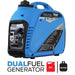 Pulsar Inverter Generator Pulsar PG2200BiS 2,200W Portable Dual Fuel Quiet Inverter Generator