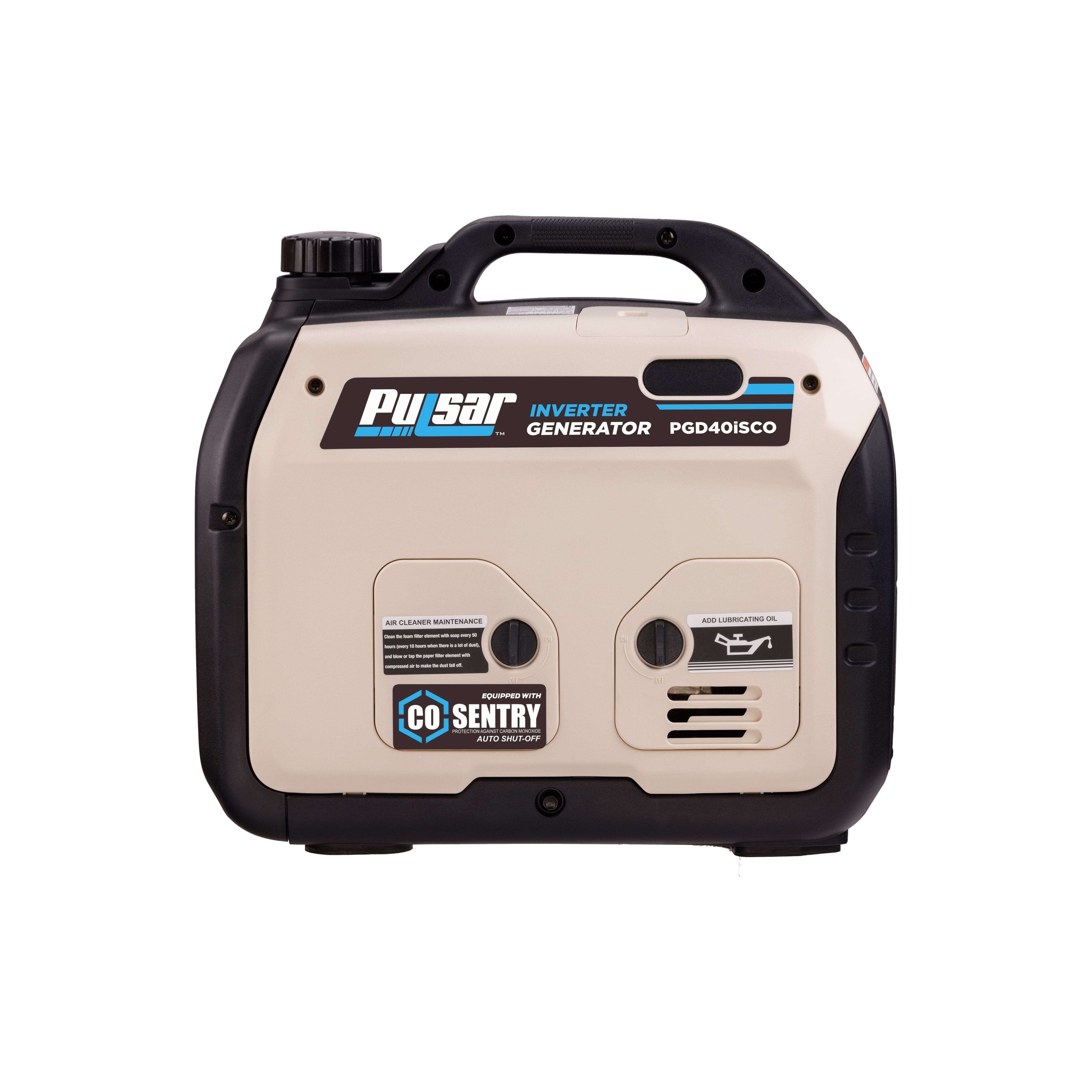 Pulsar Inverter Generator Pulsar PGD40iSCO 4,000-Watt Super Quiet Gasoline Powered Portable Inverter Generator – CARB Compliant