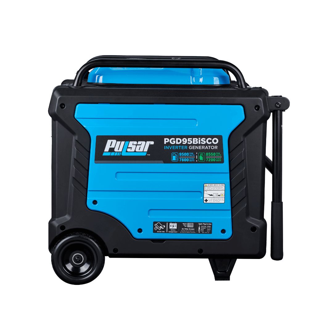 Pulsar Inverter Generator Pulsar PGD95BiSCO 9,500-Watt Super Quiet Dual Fuel Portable Inverter Generator – CARB Compliant