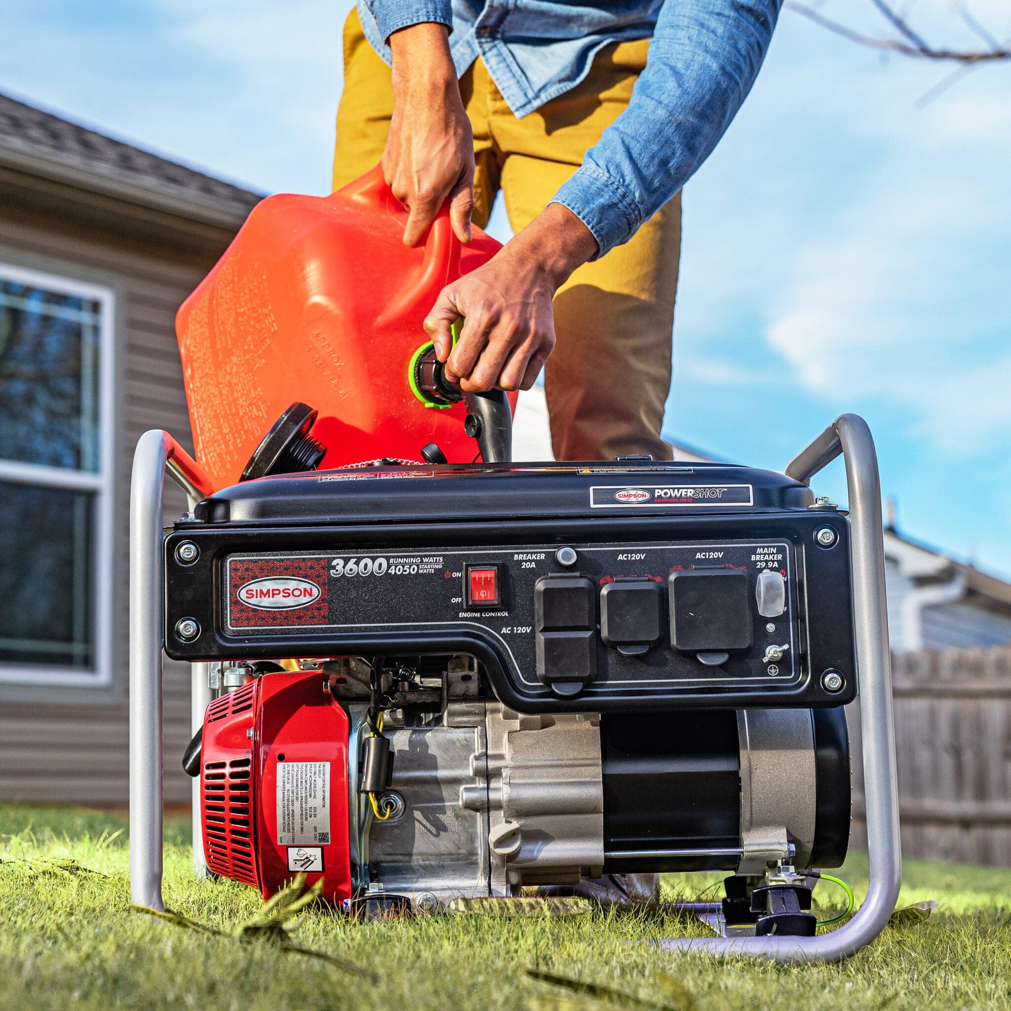 Simpson Gas Generator Simpson PowerShot 3600W Portable Generator SPG3640