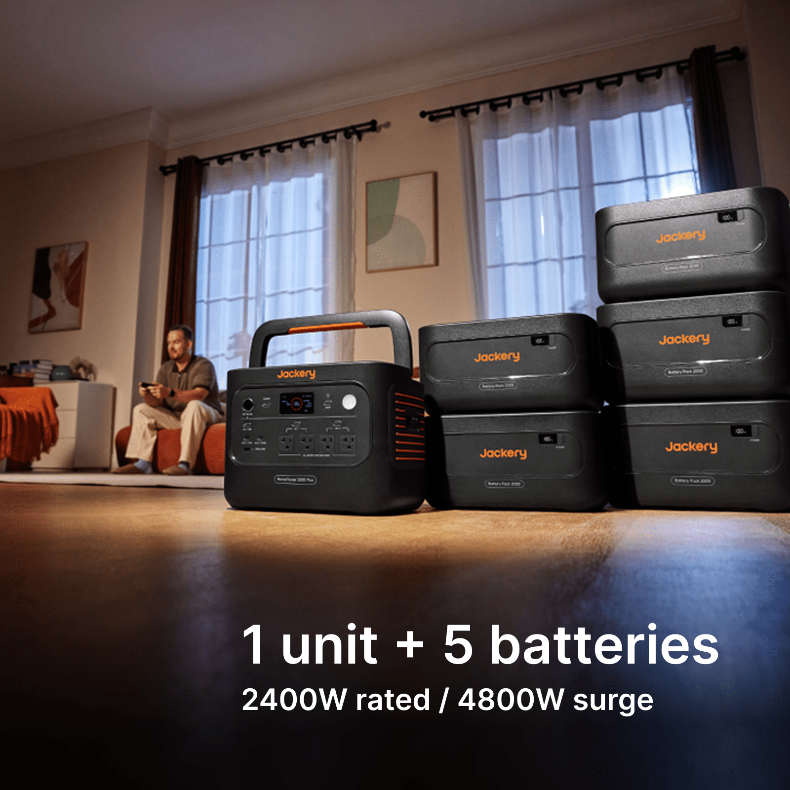 Jackery HomePower 2000 Plus v2 LFP battery detail