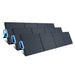 three bluetti pv200 portable solar panels